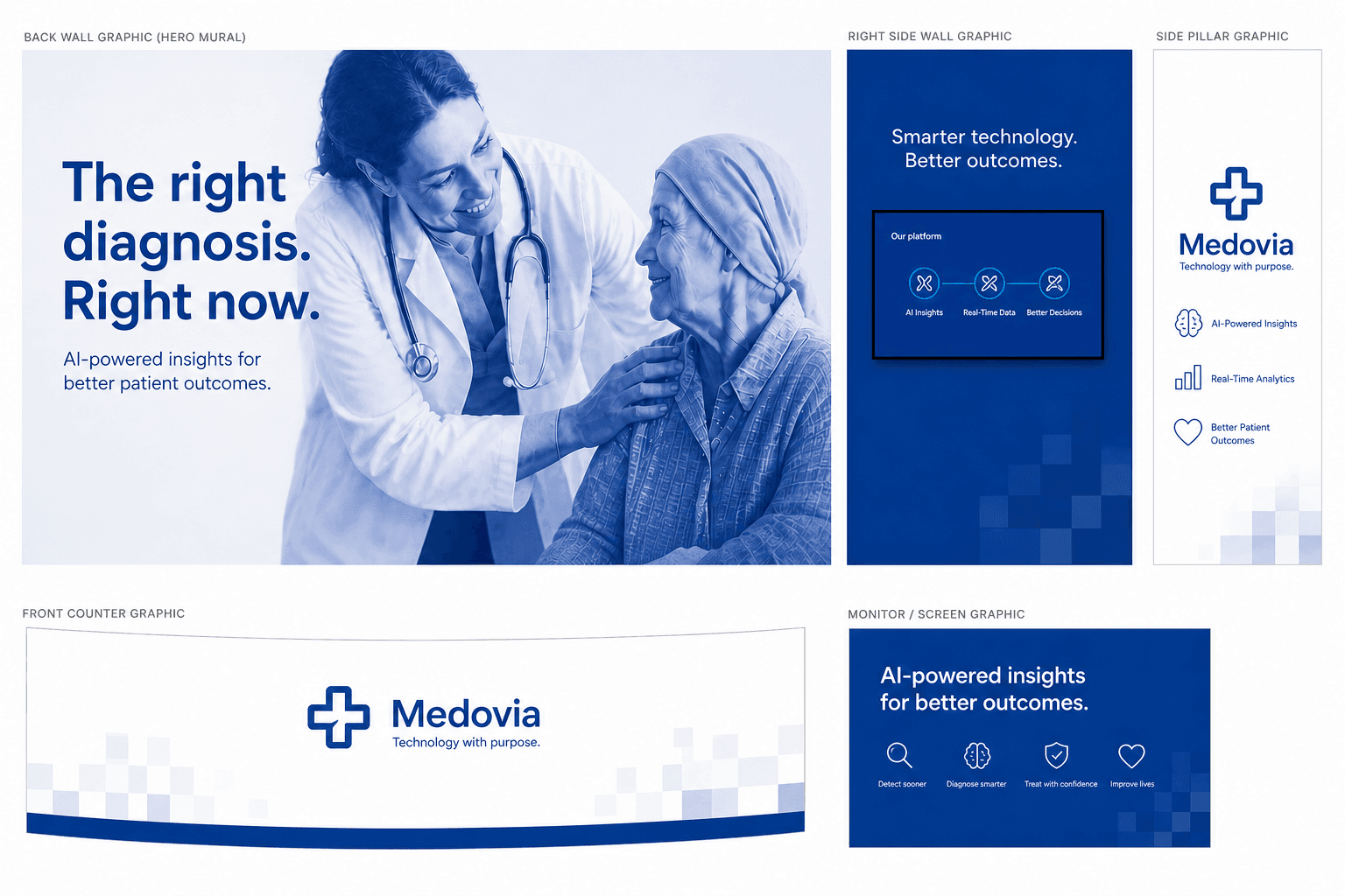 Medovia brand graphics